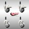 Service Caster 3.5 Inch 316SS Thermoplastic Rubber 3/4 Inch Stem Caster Lock Brake SCC, 2PK SCC-SS316TTLEX20S3514-TPRB-2-S-2-34 - alternate 4